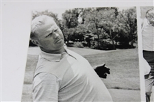 Two (2) Jack Nicklaus Photos W/ Articles That Used Them On Back