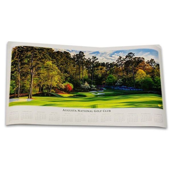 2021 Masters 12th Hole Panorama Calendar