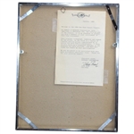 1983 Bob Hope Classic Anniversary Cartoon LTD ED #256/1000 By Artist Graham Hunter - Framed