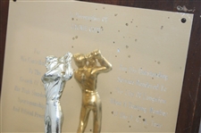 Jacky Cupit's 1975 Award For Contribution To The Growth Of Golf Longview Chamber Of Commerce 