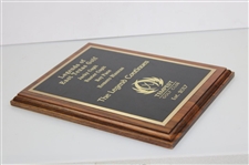Jacky Cupit's Legends Of East Texas Golf Plaque