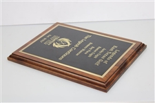 Jacky Cupit's Legends Of East Texas Golf Plaque