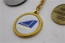 Various Keychains, Divot Tools & Money Clips from the Collection of Jacky Cupit
