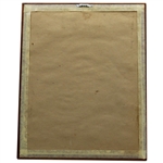 The Caddy 'March And Two Step' by Fred T. Aston Sheet Music - Framed
