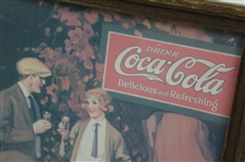 Coca Cola Golfers Advertisement - Framed