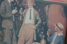 Coca Cola Golfers Advertisement - Framed