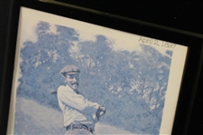 1897 'The Duffer' Post Swing Golfer - April 2nd - Framed