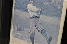 1897 'The Duffer' Post Swing Golfer - April 2nd - Framed
