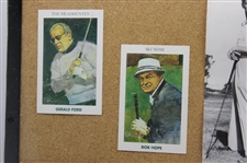 Hope, Crosby & Ford Collage Presentation of Record Covers, Magazines, Cards & more - Framed