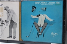 Hope, Crosby & Ford Collage Presentation of Record Covers, Magazines, Cards & more - Framed