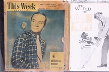 Hope, Crosby & Ford Collage Presentation of Record Covers, Magazines, Cards & more - Framed