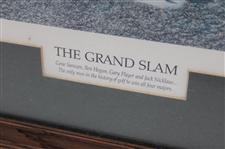 Ltd Ed 'The Grand Slam' Nicklaus, Sarazen, Player & Hogan Print #1278/1500 - Framed