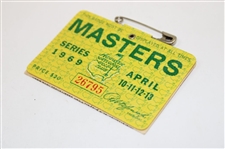 1969 Masters Tournament SERIES Badge #26795 - George Archer Winner
