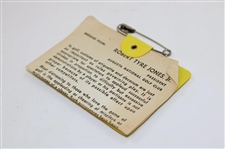 1969 Masters Tournament SERIES Badge #26795 - George Archer Winner