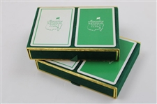 Two (2) Sets of Augusta National Golf Club Playing Cards in Original Cases