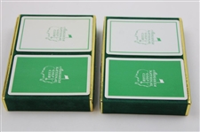 Two (2) Sets of Augusta National Golf Club Playing Cards in Original Cases