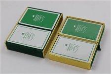 Two (2) Sets of Augusta National Golf Club Playing Cards in Original Cases