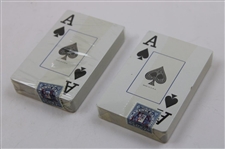 Two (2) Sets of Augusta National Golf Club Playing Cards in Original Cases
