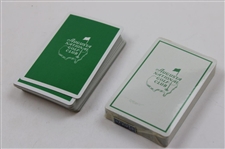 Two (2) Sets of Augusta National Golf Club Playing Cards in Original Cases