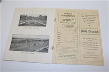 1930 Daily Dispatch Southport Professional Tournament Official Program - Archie Compston Winner