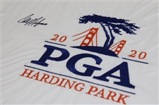 Colin Morikawa Signed 2020 PGA Championship at Harding Park Flag JSA #WIT687360