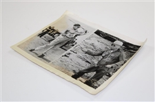 Eisenhower Golfing & Fishing Wire Photo