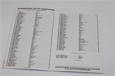 1983 Open Championship at Royal Birkdale Thursday, Friday & Sunday Pairing Sheets