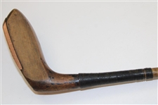 Morris w/Brass Plate Insert Mallet Putter