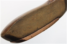 Morris w/Brass Plate Insert Mallet Putter