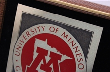 Chi Chi Rodriguez's World Ambassador Of Golf Plaque From The University Of Minnesota 