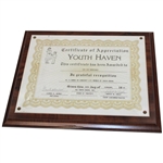 Four (4) Chi Chi Plaques/Awards - Eagle Award, Armed Forces MacDill AFB & more