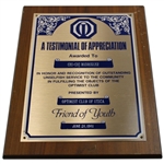 Four (4) Chi Chi Plaques/Awards - Junior Golf Assoc, Salvation Army & more
