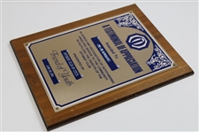 Four (4) Chi Chi Plaques/Awards - Junior Golf Assoc, Salvation Army & more