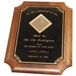Four (4) Chi Chi Plaques/Awards - Chrysler Cup, National Guard & more