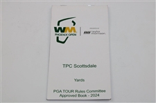 Four (4) Official Players Yardage Books - Royal Liverpool, TPC Scottsdale, Torrey Pines & Riviera