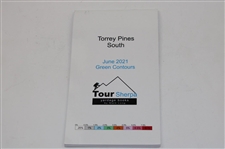 Four (4) Official Players Yardage Books - Royal Liverpool, TPC Scottsdale, Torrey Pines & Riviera