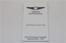 Four (4) Official Players Yardage Books - Royal Liverpool, TPC Scottsdale, Torrey Pines & Riviera