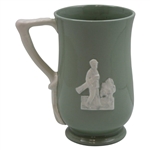 Vintage Copeland Spode England Light Green Pitcher 