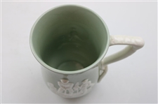 Vintage Copeland Spode England Light Green Pitcher 