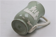 Vintage Copeland Spode England Light Green Pitcher 