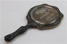 Vintage Relief Lady Golfer Mirror