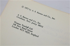 1973 'The Masters: Profile Of A Tournament' Book by Dawson Taylor