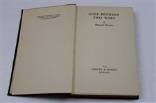 1944 'Golf Between Two Wars' 1st Edition Book by Bernard Darwin