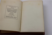 1912 'The New Book Of Golf' by Horace Hutchinson