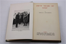 1919 'Fifty Years Of Golf' by Horace Hutchinson