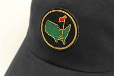 Augusta National GC Masters Tournament Circle Black Bullion Patch Logo Navy Hat - New w/Tag