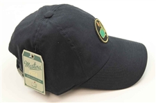 Augusta National GC Masters Tournament Circle Black Bullion Patch Logo Navy Hat - New w/Tag