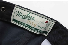 Augusta National GC Masters Tournament Circle Black Bullion Patch Logo Navy Hat - New w/Tag
