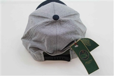 Augusta National GC Masters Tournament Circle Patch Logo Gray w/Navy Hat - New w/Tag