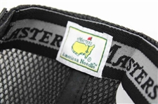 Augusta National GC Masters Tournament Grey w/White Lines & Black Mesh Yellow Logo Hat - New w/Tag
